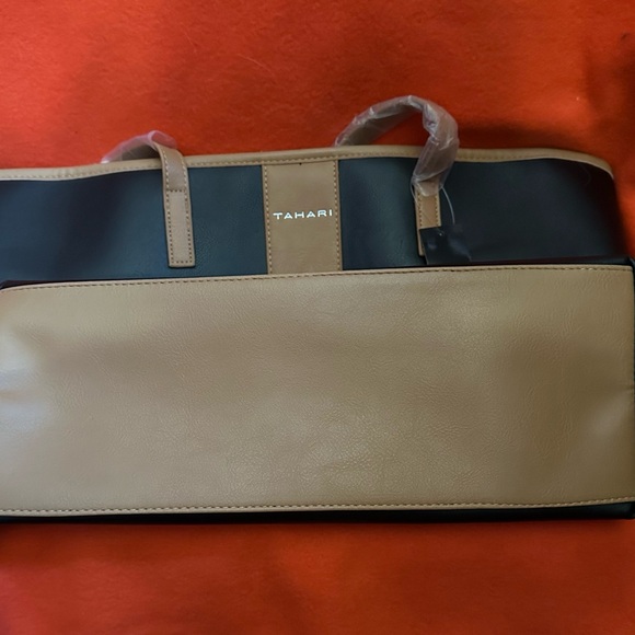 NWT Tahari Tote with Lip Care Set - Picture 4 of 12